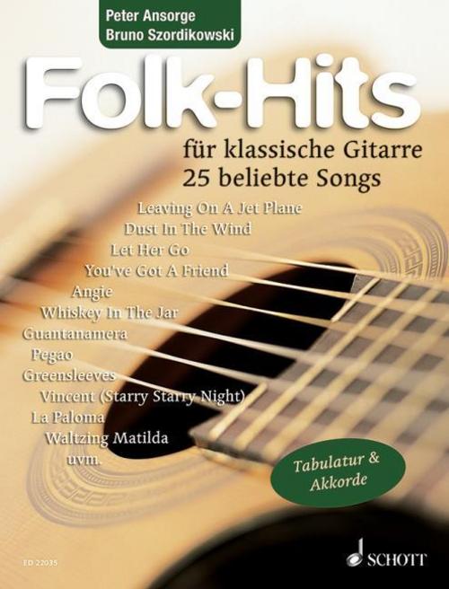 Folk-Hits für Gitarre