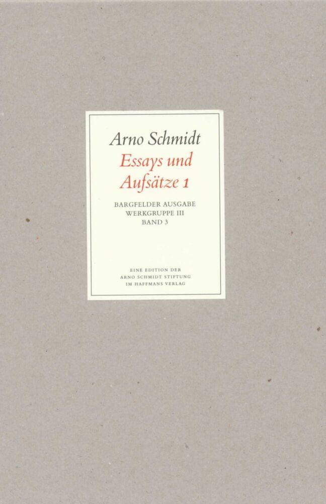 Essays und Aufsätze.Tl.1