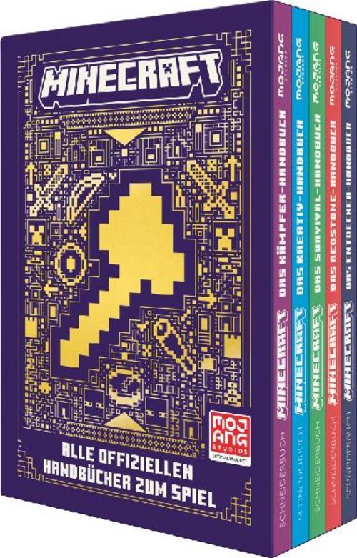 Minecraft Alle offiziellen Handbücher zum Spiel: Alle Handbuch-Bestseller in einem hochwertig veredelten Schuber | Das perfekte Geschenk für Gaming-Fans und Minecraft-Anfänger (Minecraft Handbuch)