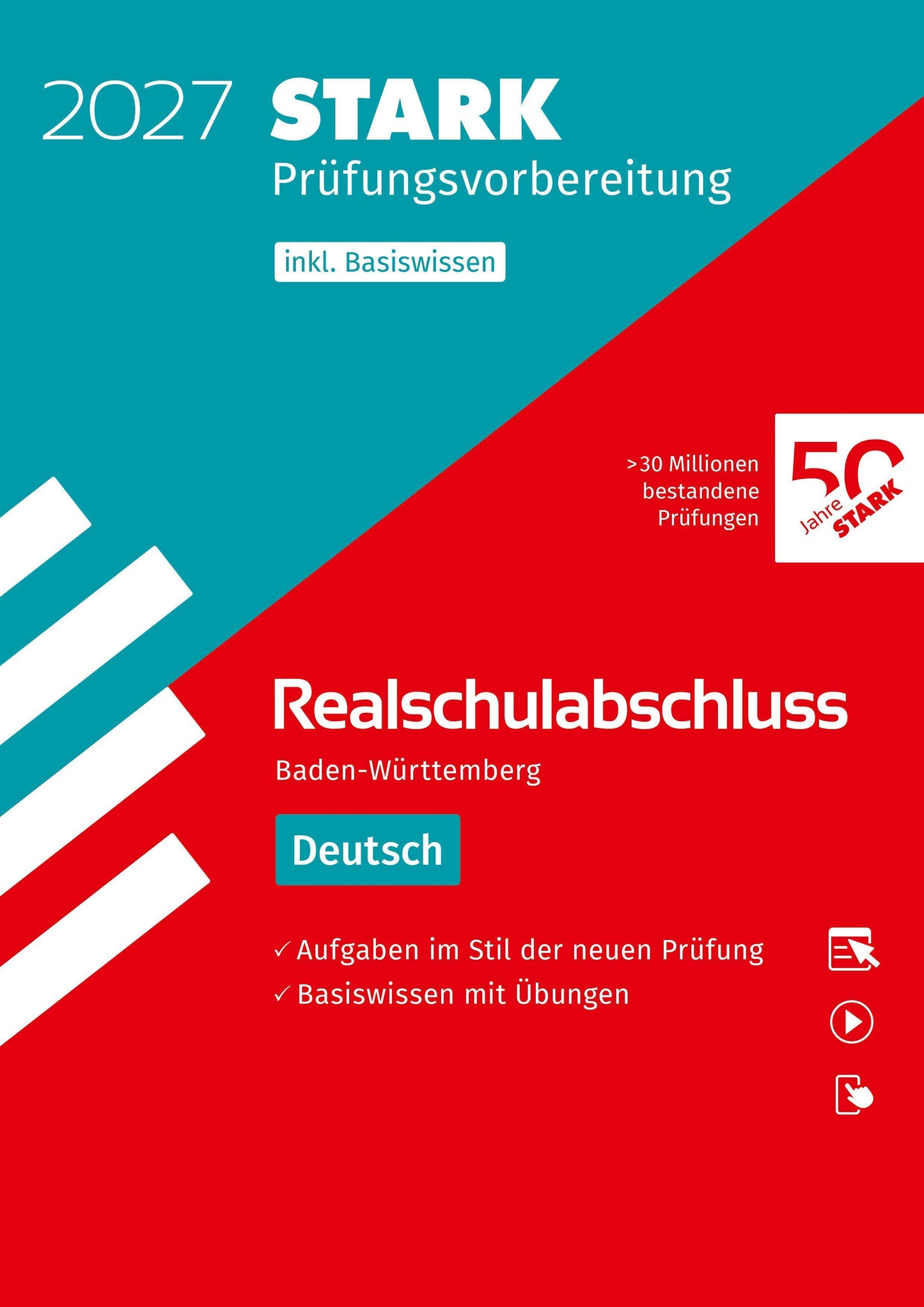 STARK Deutsch - Realschulabschluss 2027 BW - Prüfungsvorbereitung inkl. Basistraining