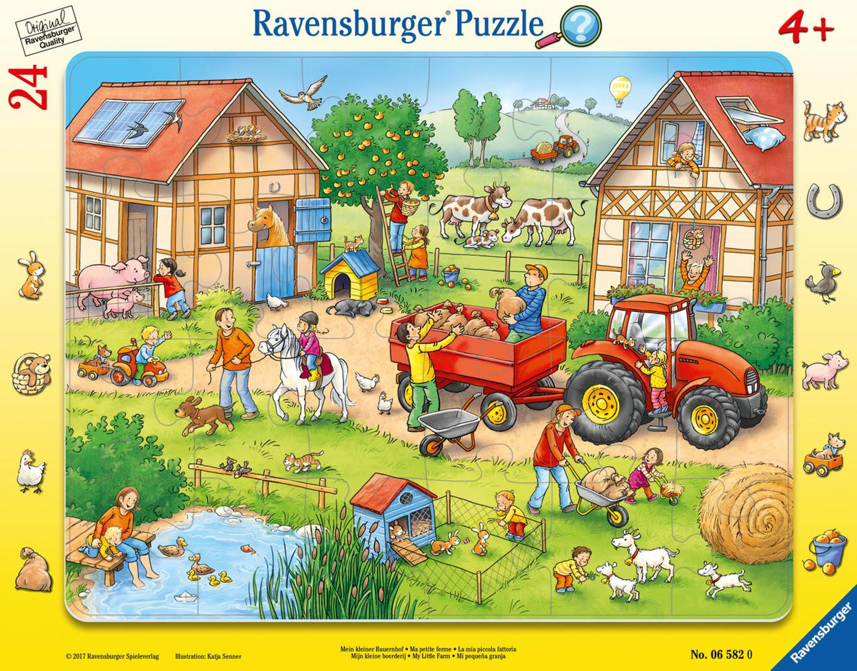 Buchcover: Mein kleiner Bauernhof 24 Teile Rahmenpuzzle
