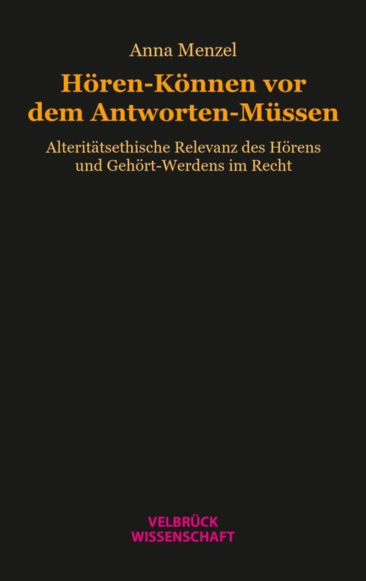 Hören-Können vor dem Antworten-Müssen