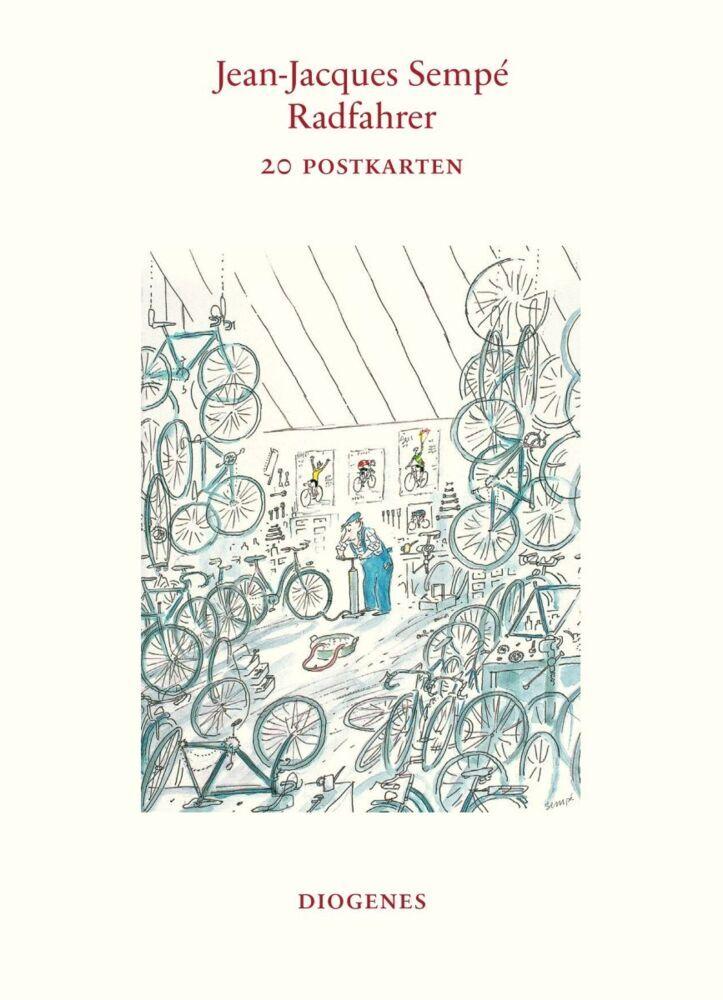 Buchcover: Radfahrer (Postkartenbuch)
