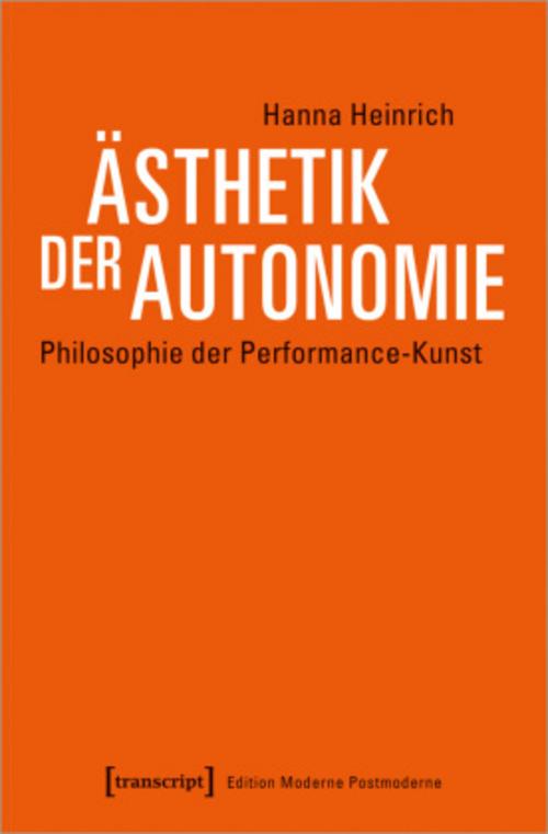 Buchcover: Ästhetik der Autonomie