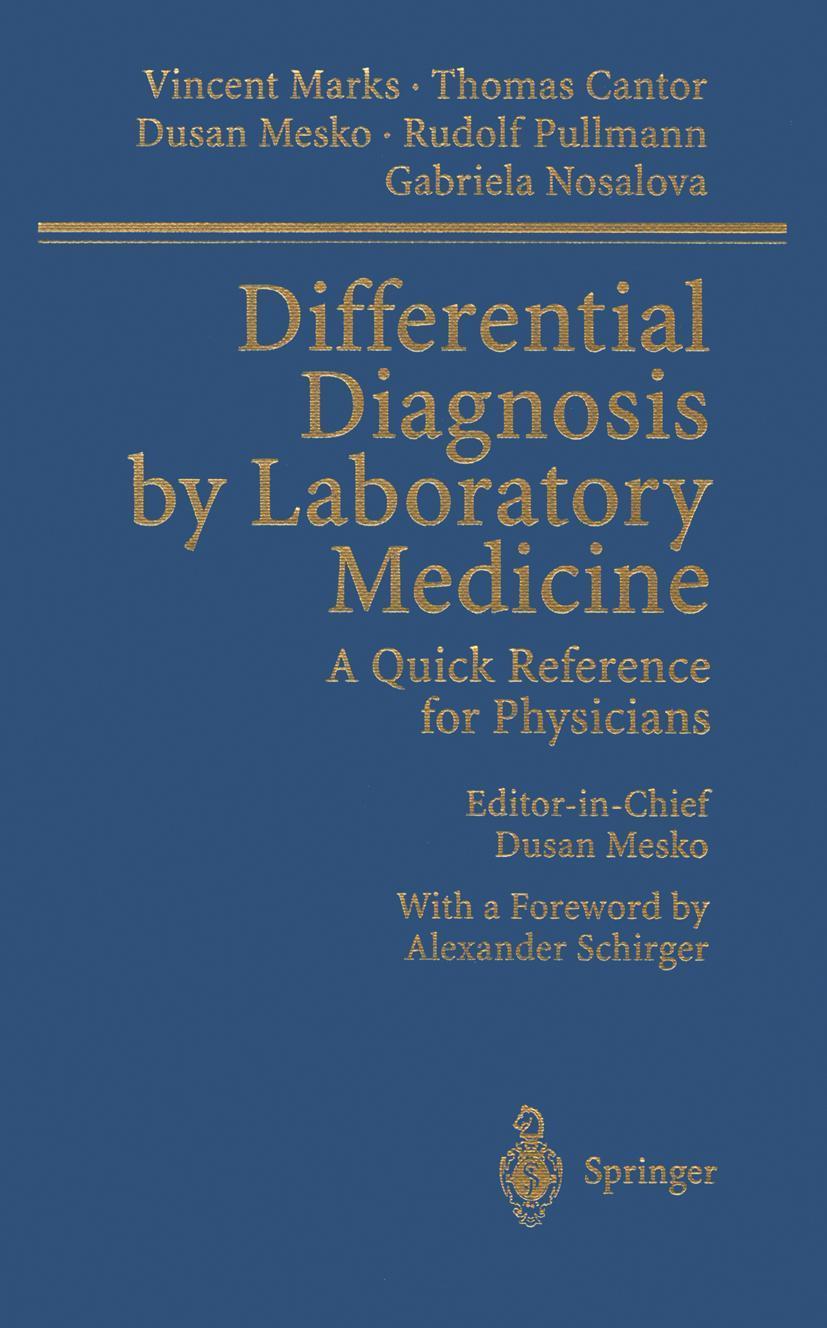 Buchcover: Differential Diagnosis by Laboratory Medicine