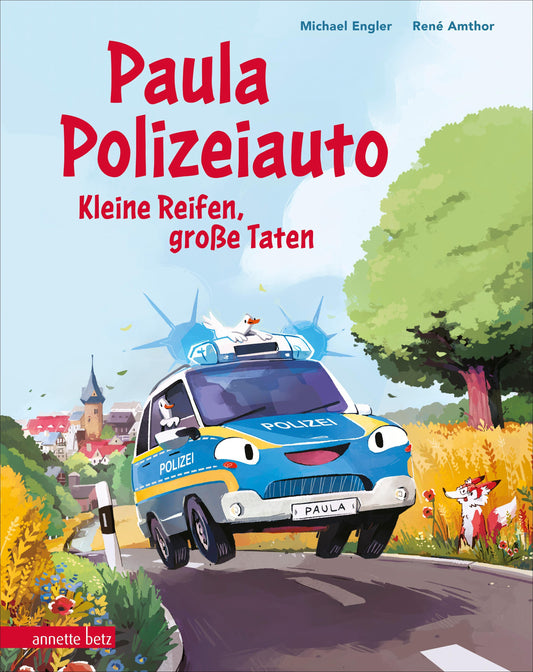 Engler, Michael/Paula Polizeiauto - Kleine Reifen, große Taten: Abenteuer-Bilderbuch ab 4