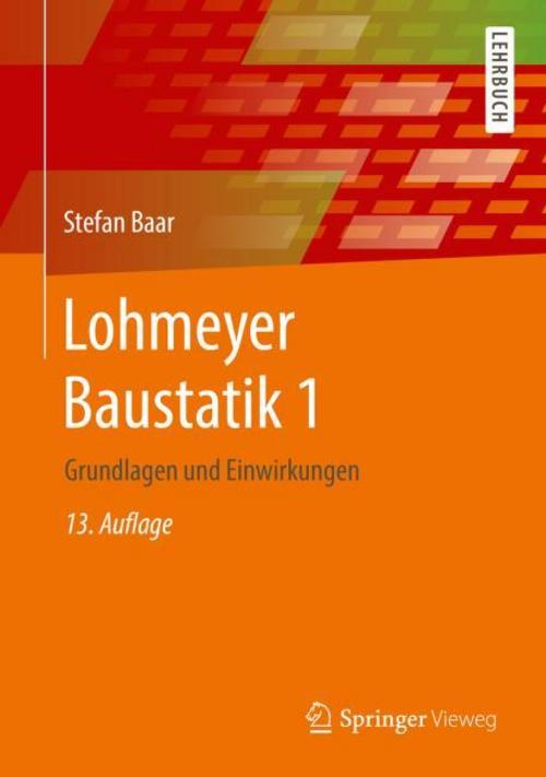 Buchcover: Lohmeyer Baustatik 1