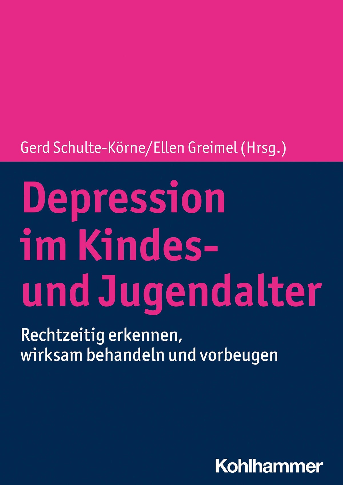 Buchcover: Depression im Kindes- und Jugendalter