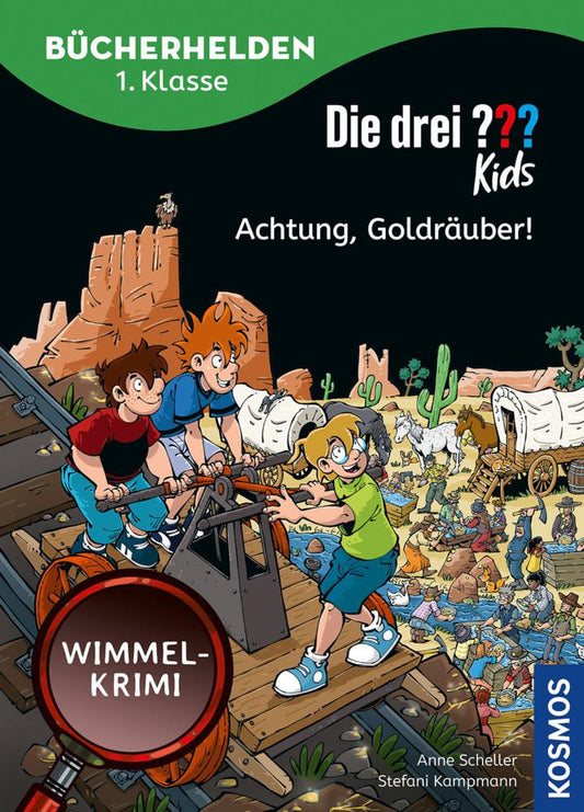 Scheller, Anne/Die drei ??? Kids, Bücherhelden 1. Klasse, Achtung, Goldräuber!