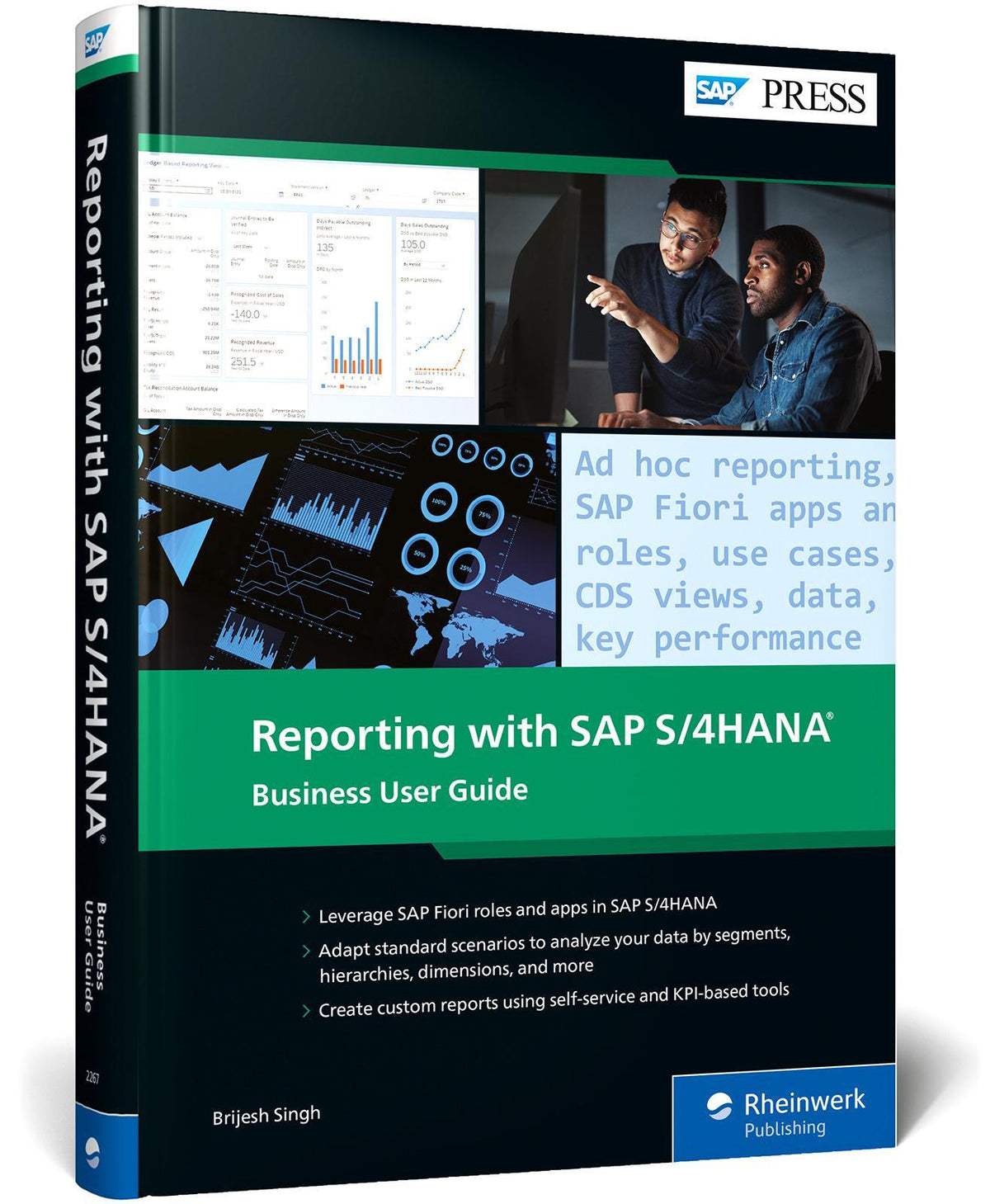 Buchcover: Reporting with SAP S/4HANA: Business User Guide