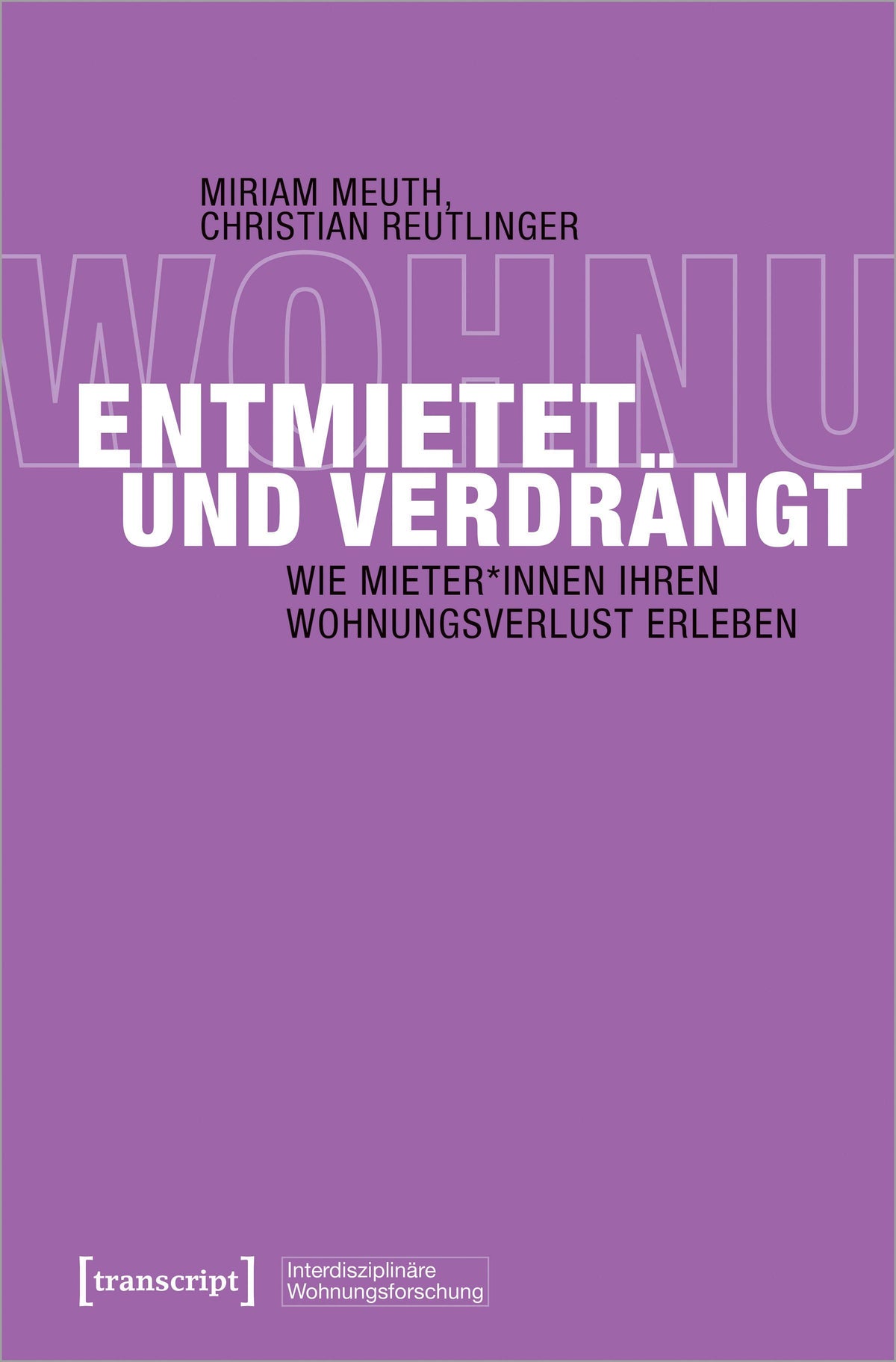 Buchcover: Entmietet und verdrängt