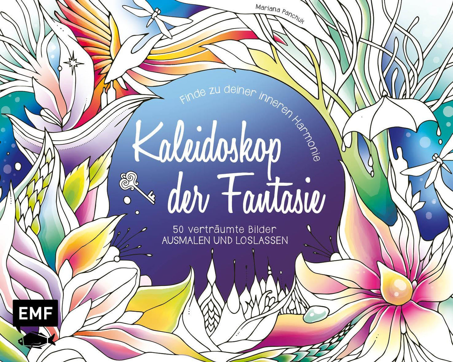 Buchcover: Ausmalbuch: Kaleidoskop der Fantasie