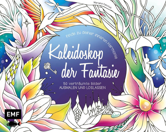 Buchcover: Ausmalbuch: Kaleidoskop der Fantasie