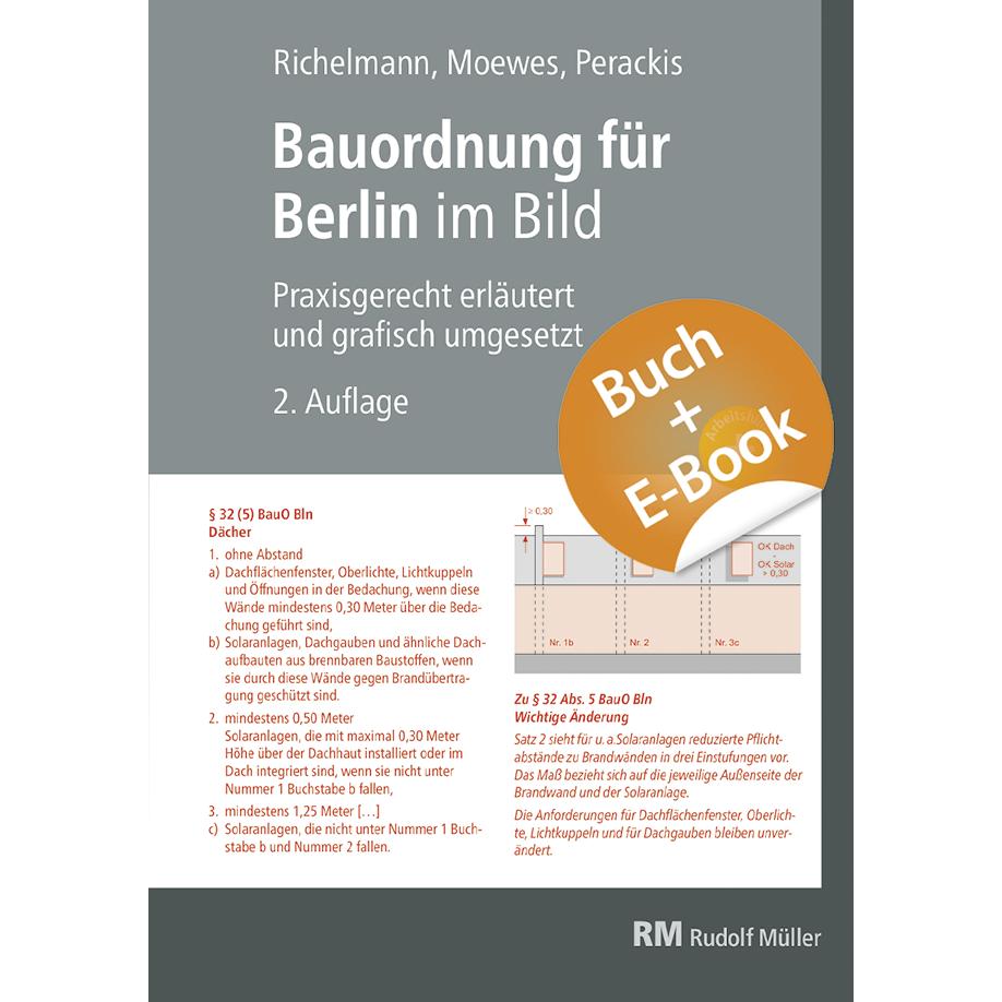 Buchcover: Bauordnung für Berlin im Bild mit E-Book (PDF)