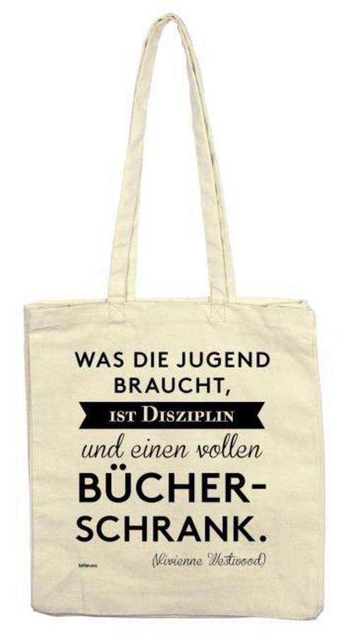 Buchcover: Was die Jugend braucht, Stofftasche