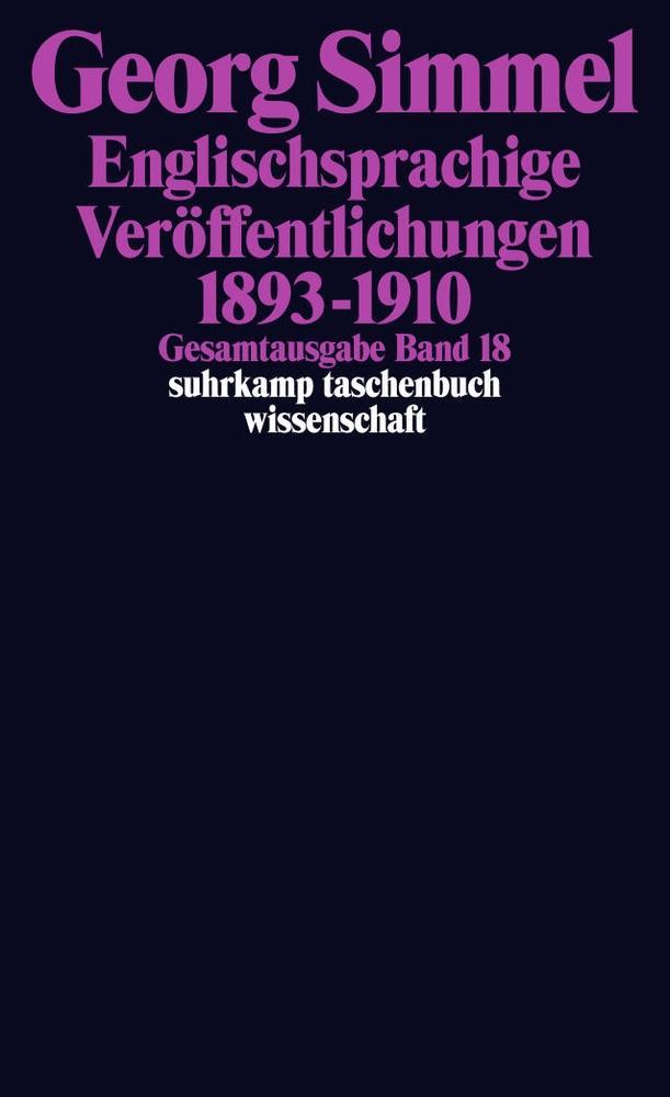 Buchcover: Englischsprachige Veröffentlichungen 1893-1910