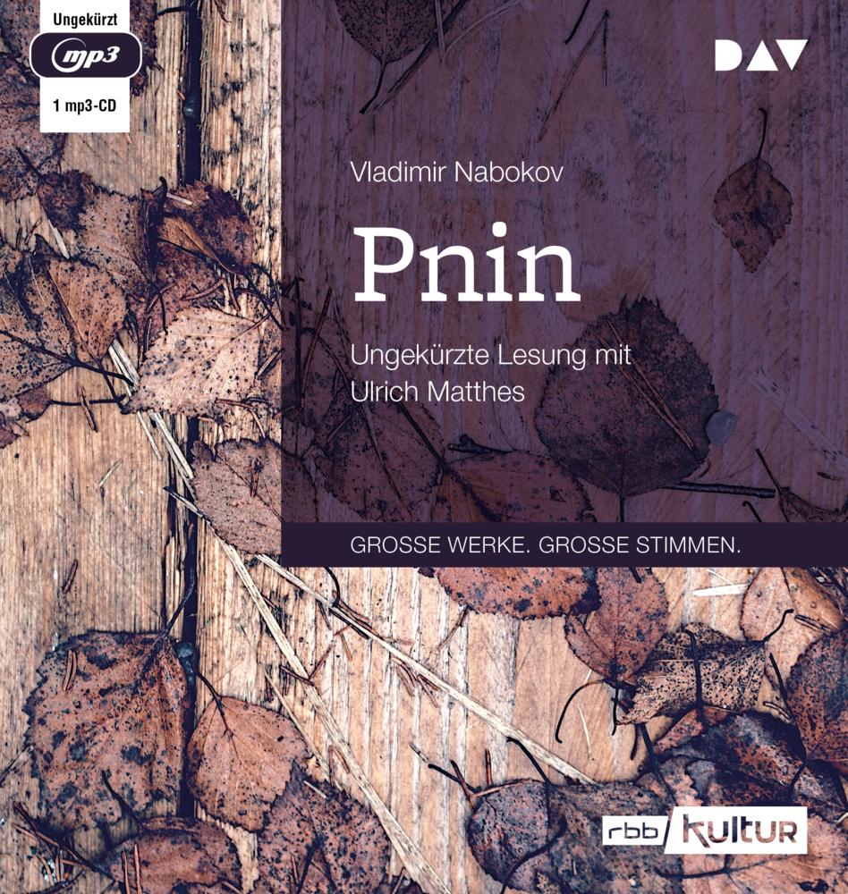 Pnin,1 Audio-CD, 1 MP3