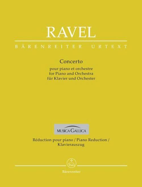 Concerto für Klavier und Orchester G-Dur
