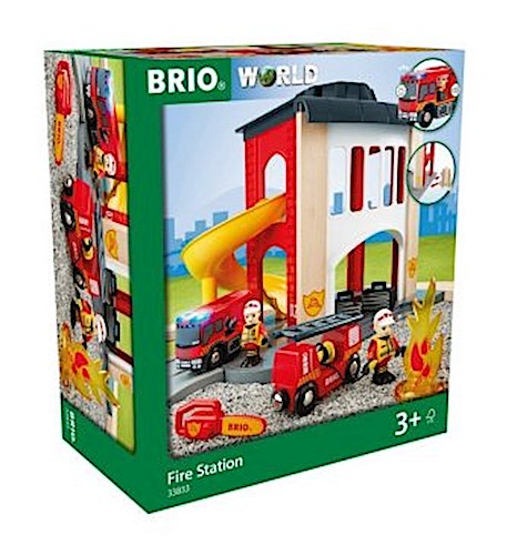 BRIO World - Große Feuerwehr-Station mit Einsatzfahrzeug
