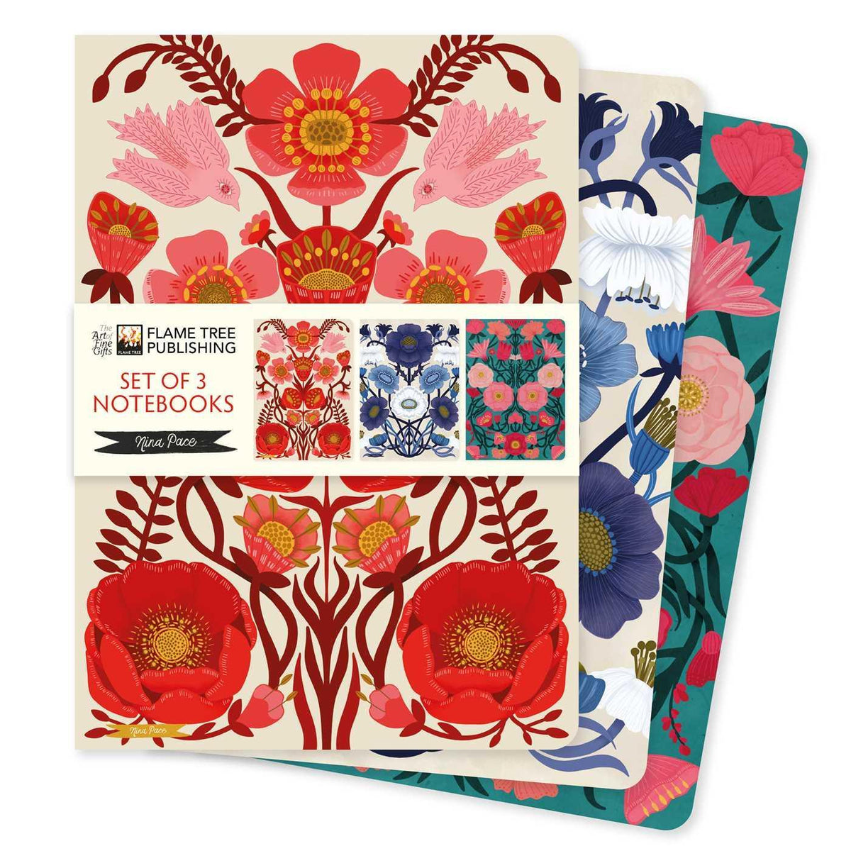 Buchcover: Nina Pace Set of 3 Standard Notebooks