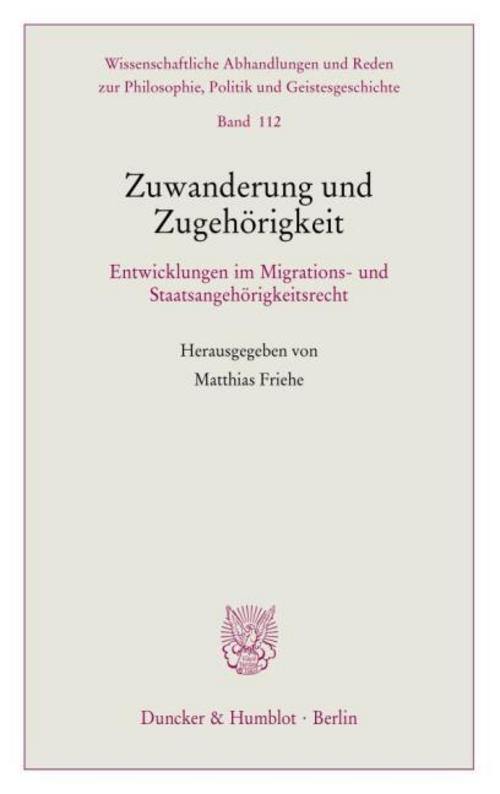Zuwanderung und Zugehörigkeit