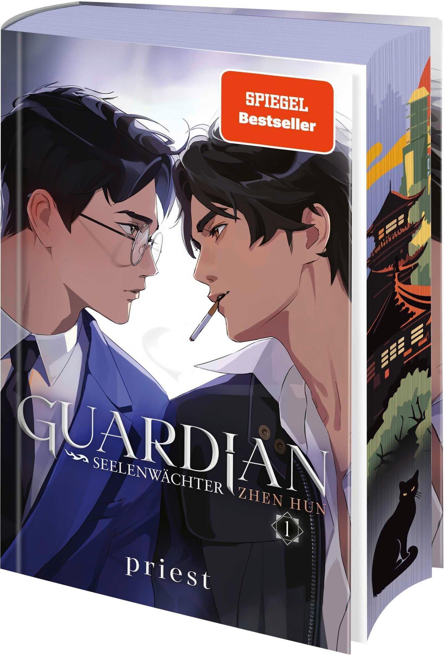 Guardian 1. Seelenwächter: Eine übernatürliche Mordserie und eine unsterbliche Liebe | Bestseller Danmei Light Novel in limitierter Erstauflage mit Farbschnitt und Charakterkarte (Zhen Hun, Band 1)