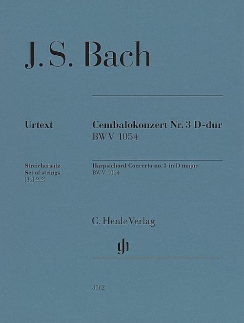 Johann Sebastian Bach - Cembalokonzert Nr. 3 D-dur BWV 1054