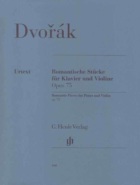 Dvorák, Antonín - Pièces romantiques op. 75 pour piano et violon