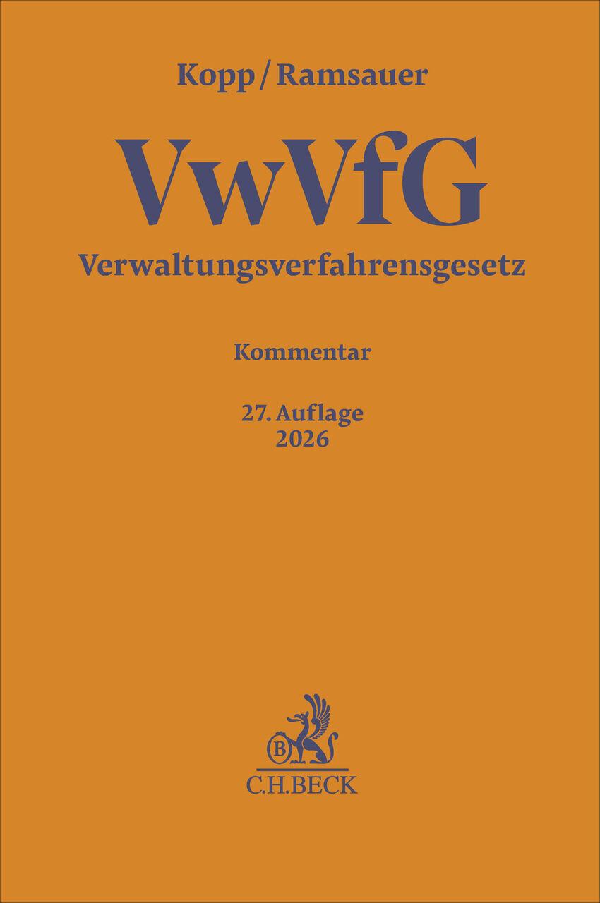 Verwaltungsverfahrensgesetz. VwVfG