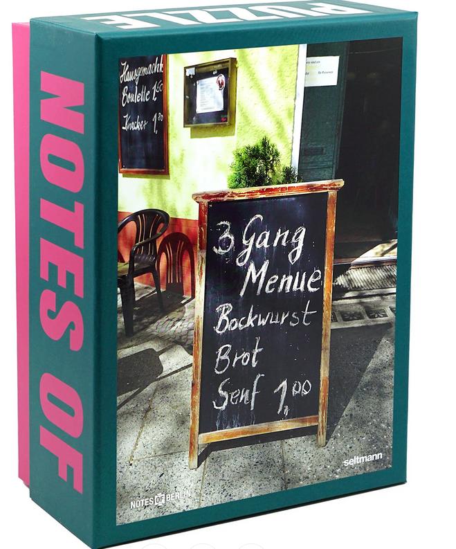 Urban Notes. Motiv Drei Gänge Menü