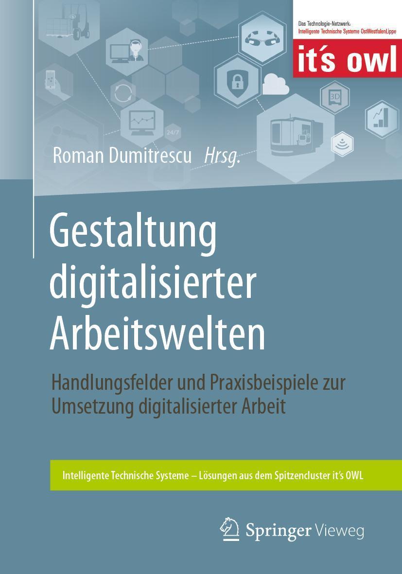 Buchcover: Gestaltung digitalisierter Arbeitswelten