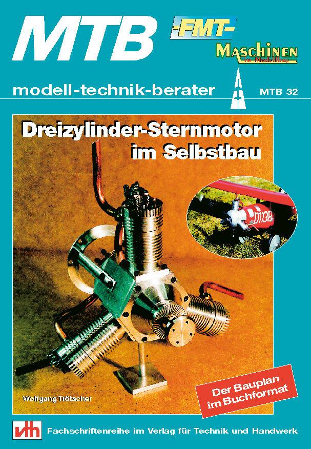 Buchcover: Dreizylinder-Sternmotor im Selbstbau