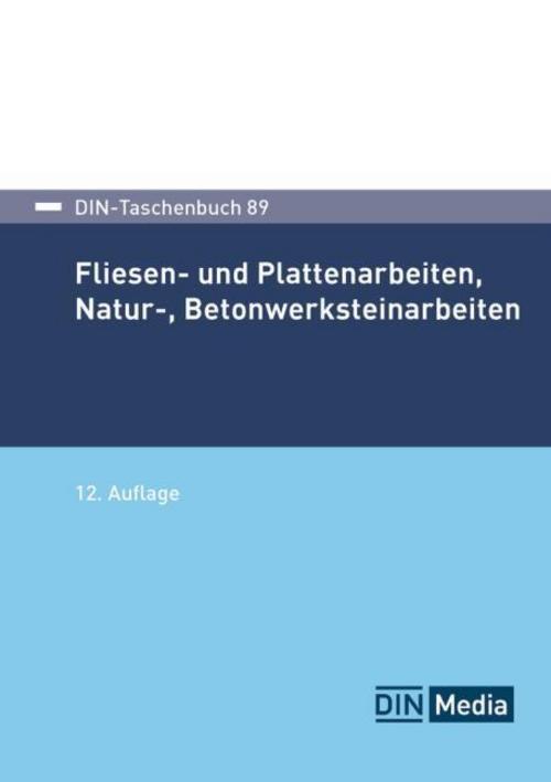 Buchcover: DIN-Taschenbuch 89