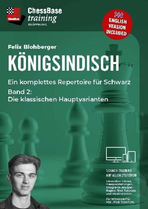 Buchcover: Königsindisch - Ein komplettes Repertoire für Schwarz Teil 2. Code in Box