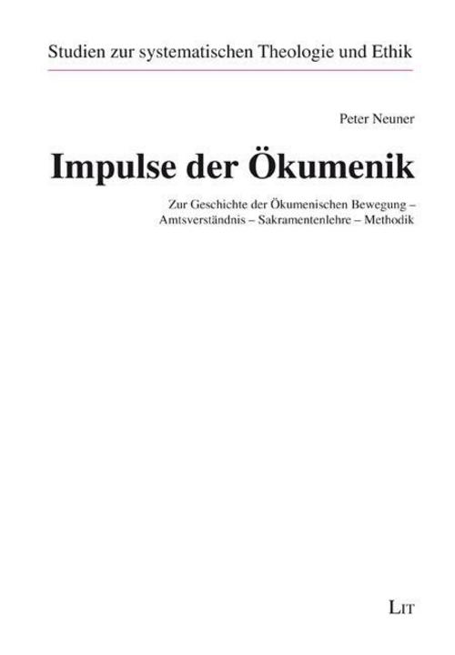 Buchcover: Impulse der Ökumenik