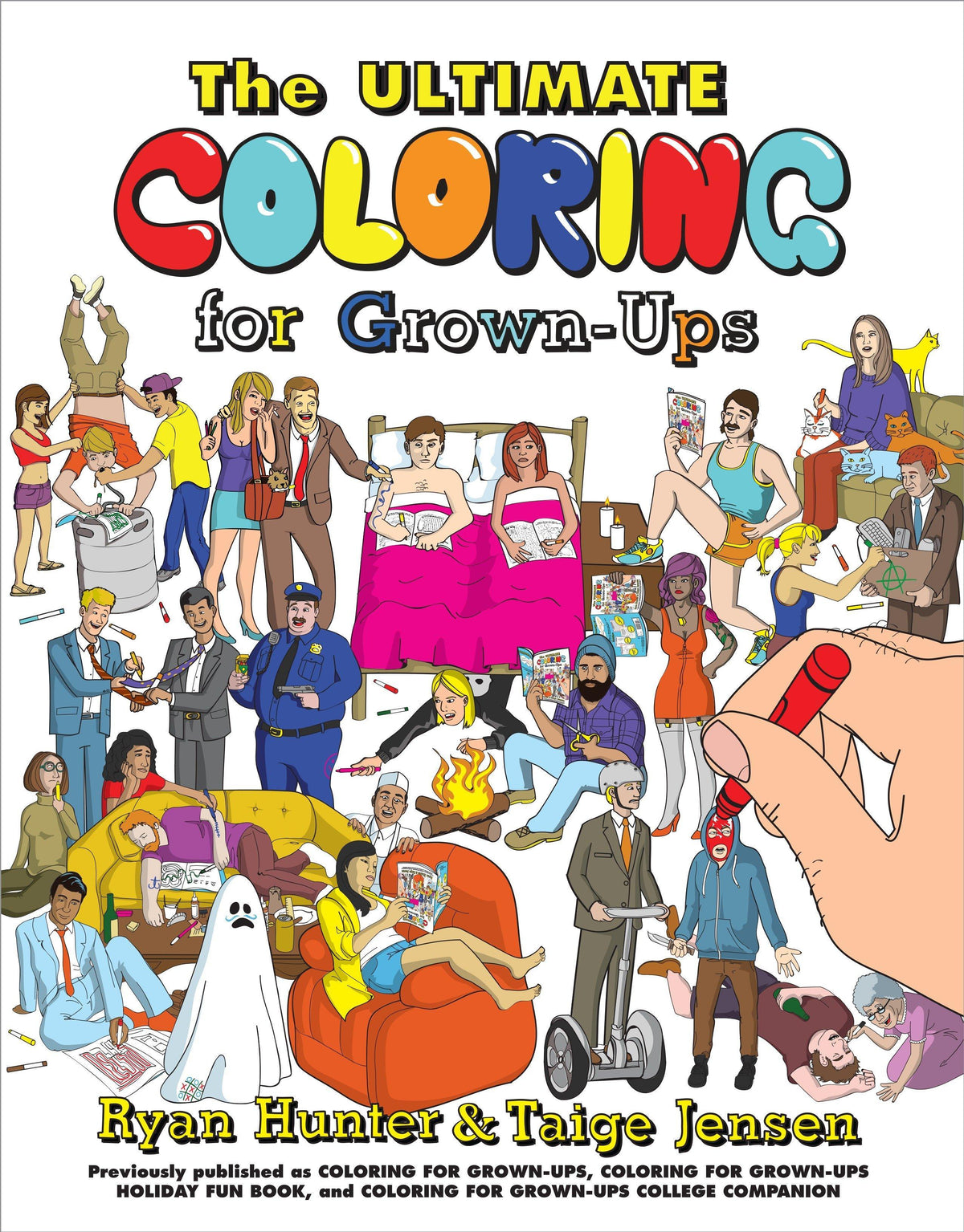 Buchcover: The Ultimate Coloring for Grown-Ups