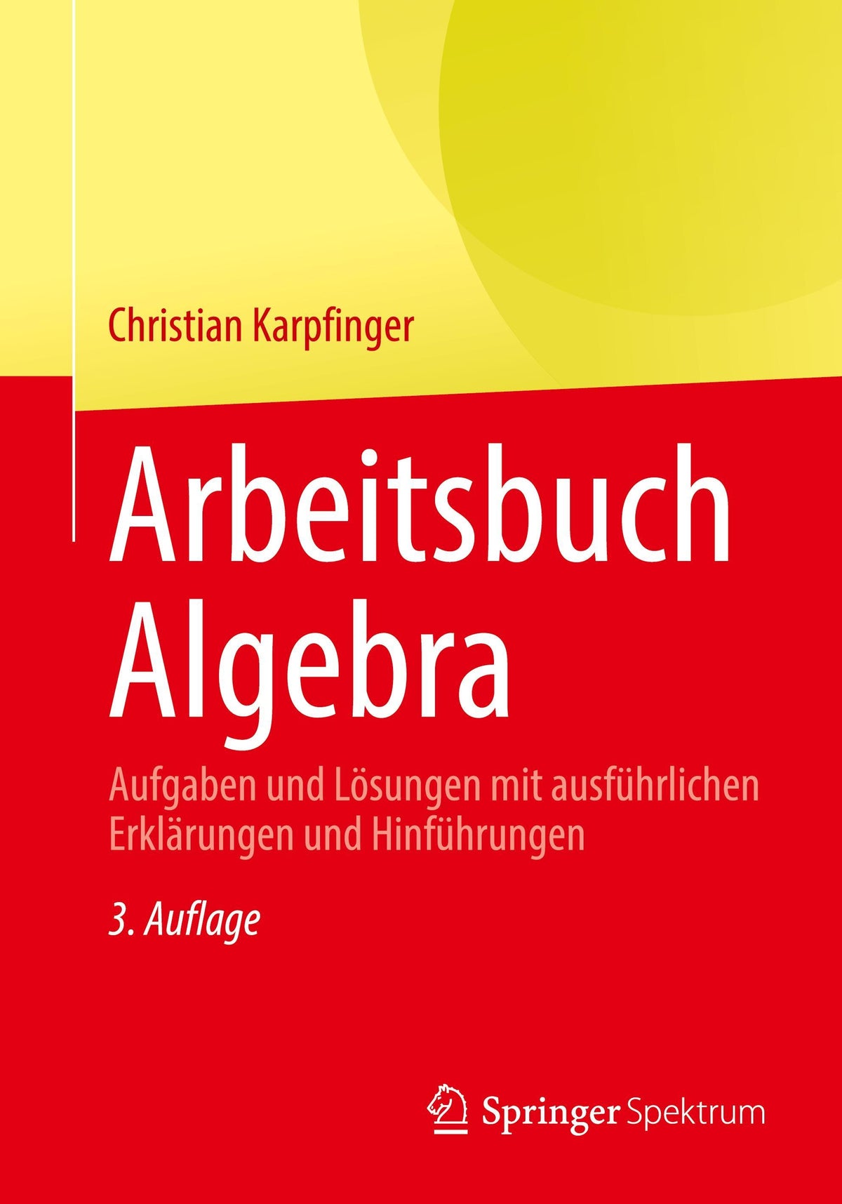 Buchcover: Arbeitsbuch Algebra
