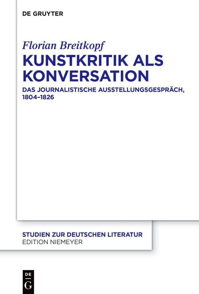Buchcover: Kunstkritik als Konversation