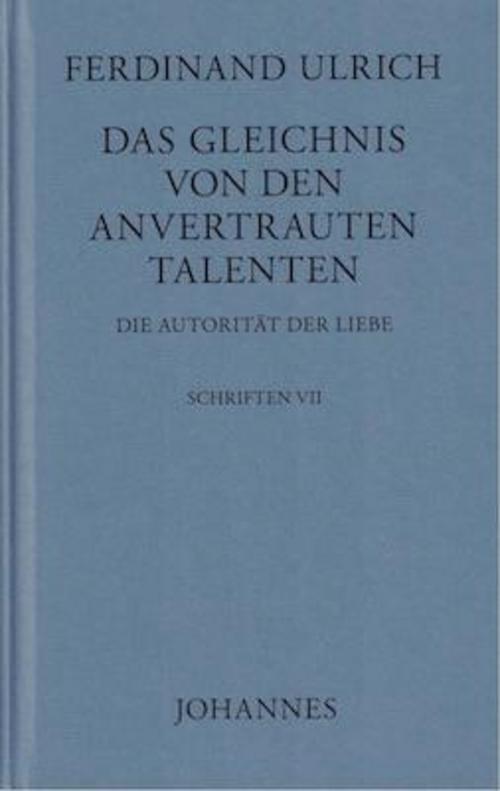 Buchcover: Das Gleichnis von den anvertrauten Talenten