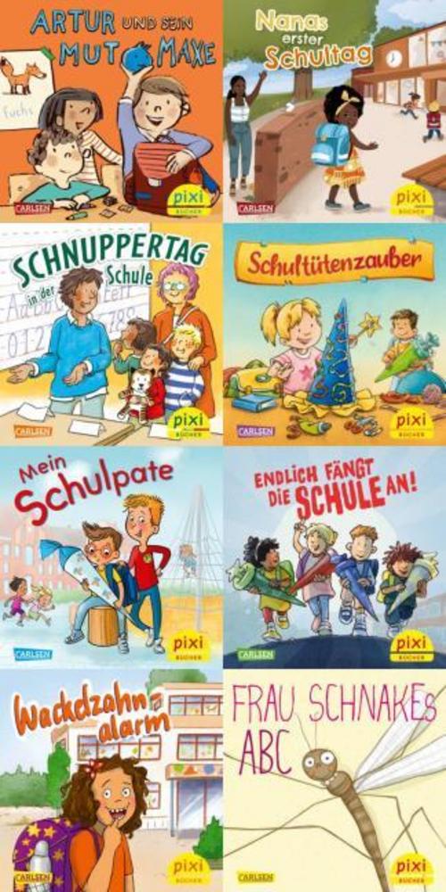 Pixi-Box 304: In die Schule mit Pixi (8x8 Exemplare)