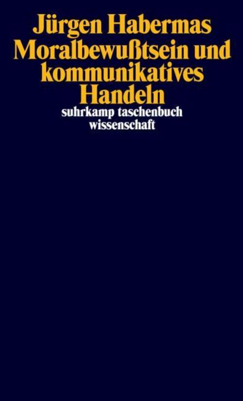 Buchcover: Moralbewußtsein und kommunikatives Handeln