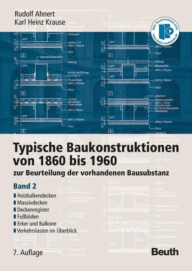 Buchcover: Typische Baukonstruktionen von 1860 bis 1960. Band 2