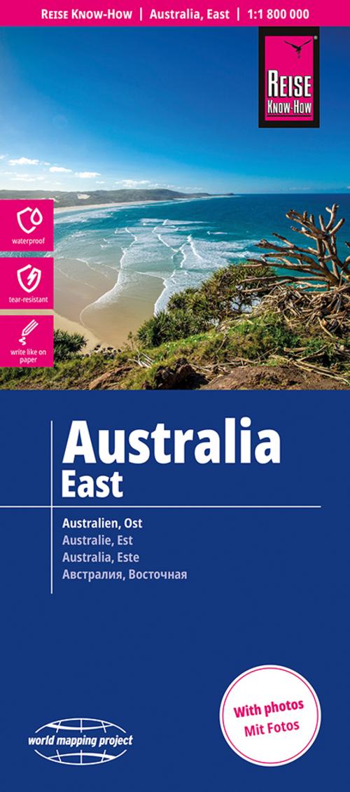 Reise Know-How Landkarte Australien, Ost | Australia, East (1:1.800.000)