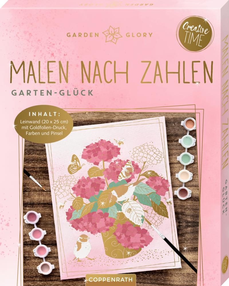 Buchcover: Malen nach Zahlen - Garten-Glück