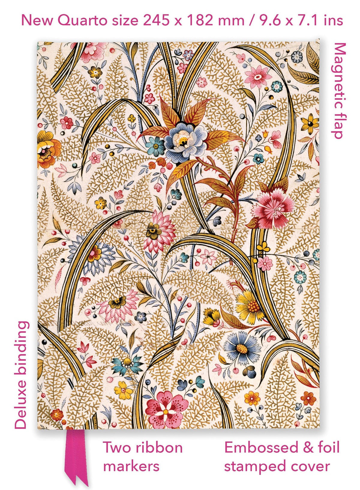 Buchcover: William Kilburn: Marble End Paper (Foiled Quarto Journal)