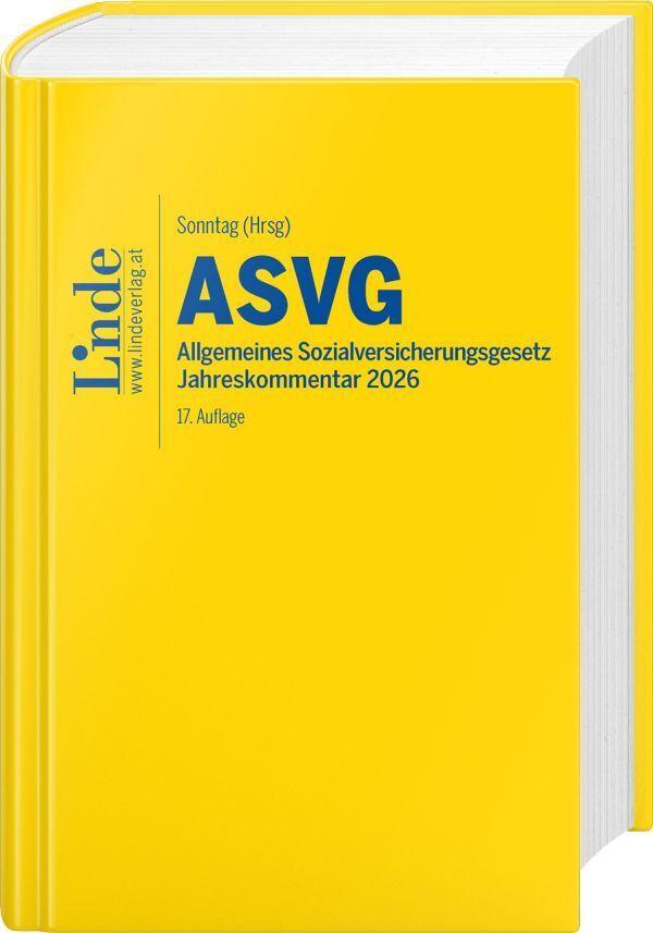 ASVG | Allgemeines Sozialversicherungsgesetz 2026