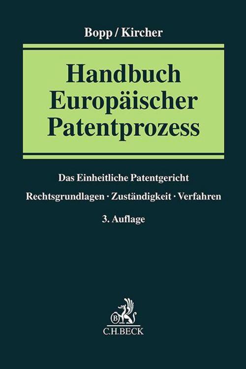 Buchcover: Handbuch Europäischer Patentprozess