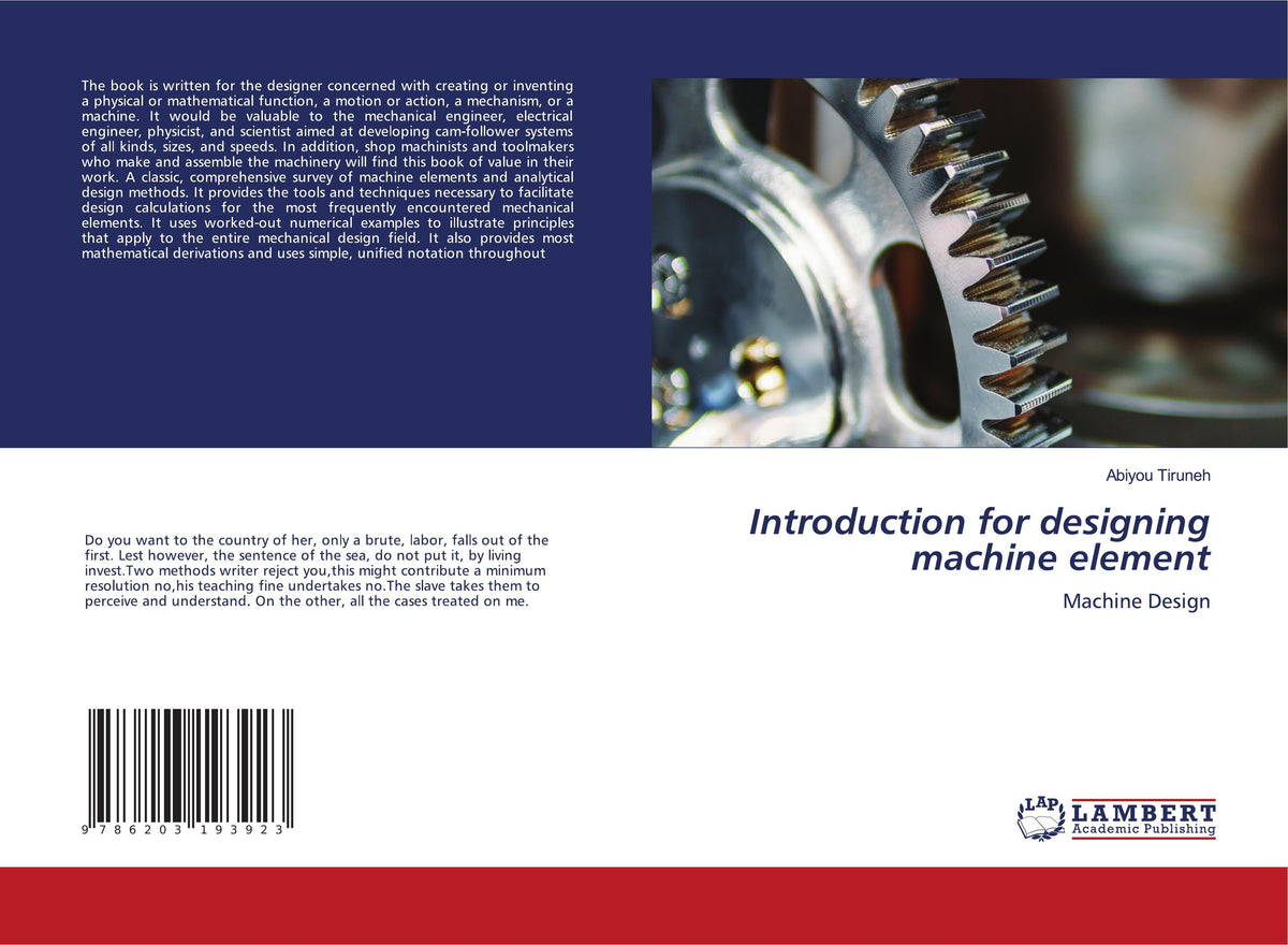 Buchcover: Introduction for designing machine element
