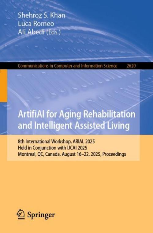 Buchcover: ArtifiAI for Aging Rehabilitation and Intelligent Assisted Living