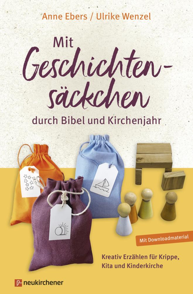 Buchcover: Mit Geschichtensäckchen durch Bibel und Kirchenjahr